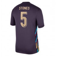Camisa de Futebol Inglaterra John Stones #5 Equipamento Secundário Europeu 2024 Manga Curta